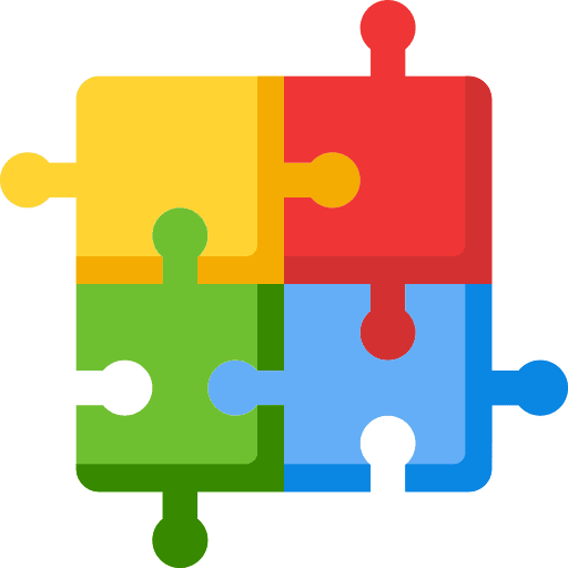 Puzzle puzzle game gaming kid and baby icon