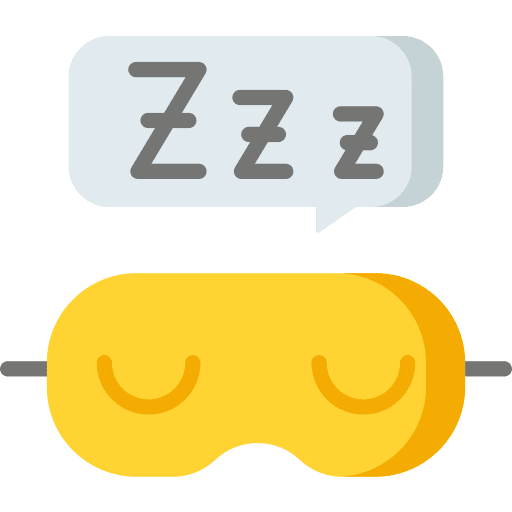 Sleeping mask sleep sleeping mask pijamas icon