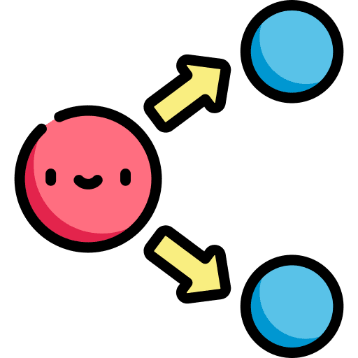 Fission nuclear power smileys energy icon