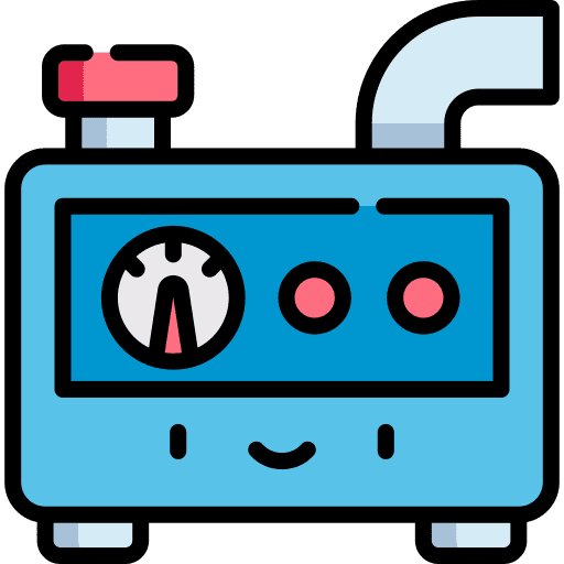 Generator technology smileys electronics icon