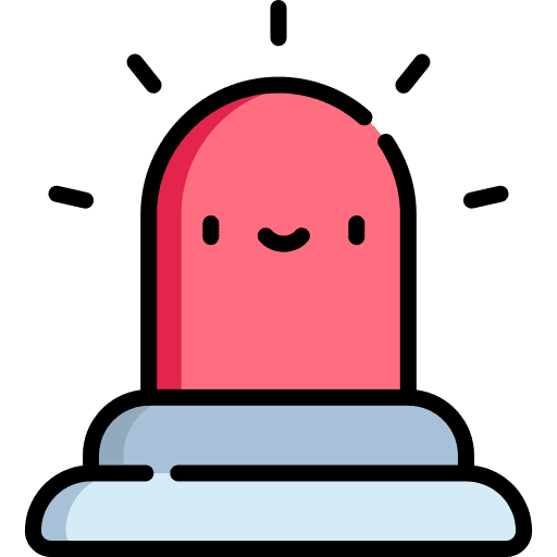 Alarm light alarm security icon