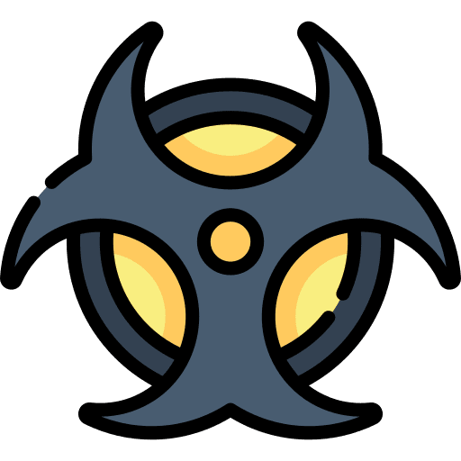 Biohazard industry poison biohazard icon