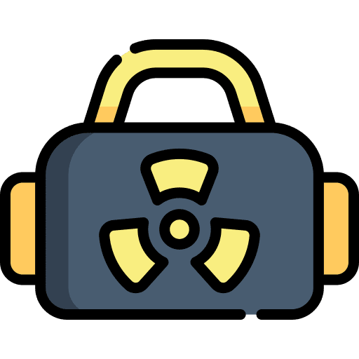 Container dangerous container nuclear energy icon