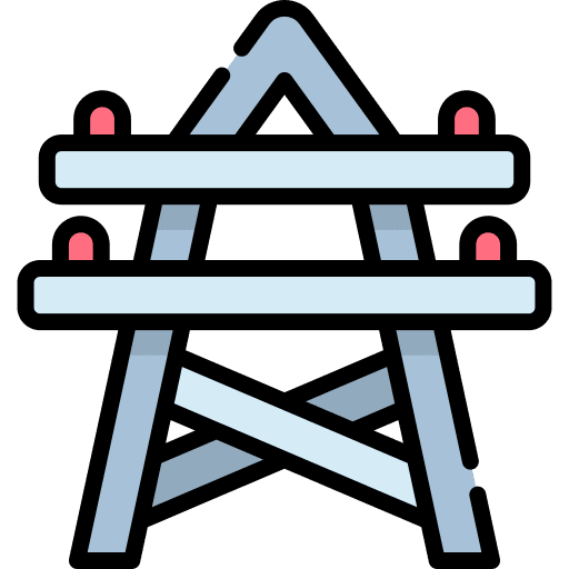 Electric tower electric tower electricity architecture and city icon