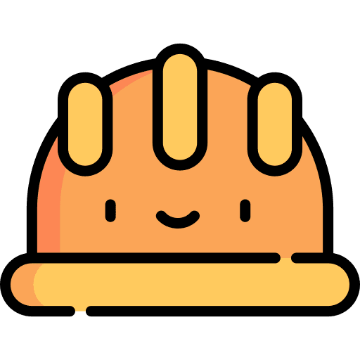 Helmet engineering helmet smileys icon