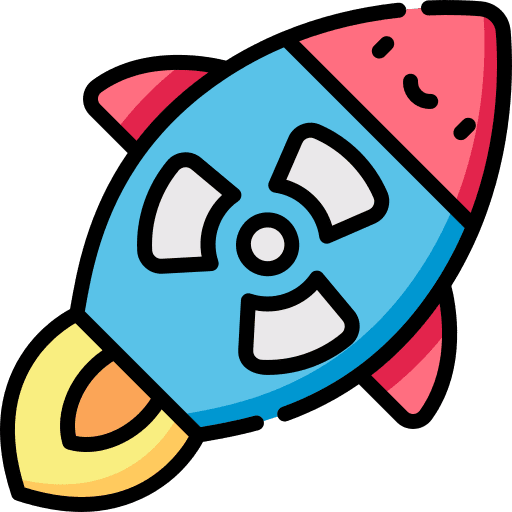 Rocket space ship launch rocket smileys icon