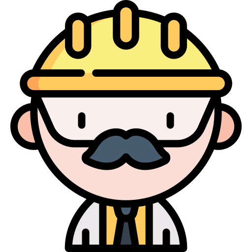 Scientist professions and jobs technician user icon
