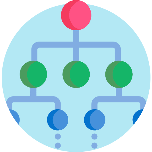 Hierarchy hierarchy interface hierarchical structure icon