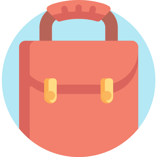 Briefcase bag briefcase portfolio icon