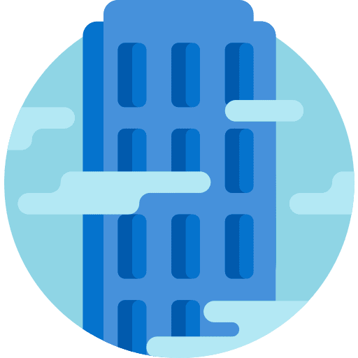 Skyscraper skyscraper architecture and city buildings icon