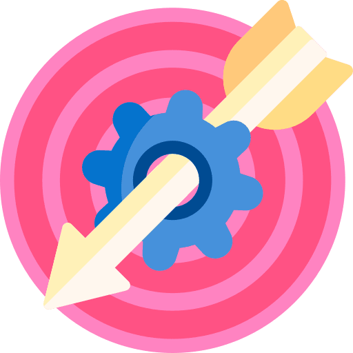 Target weapon business sports and competition icon