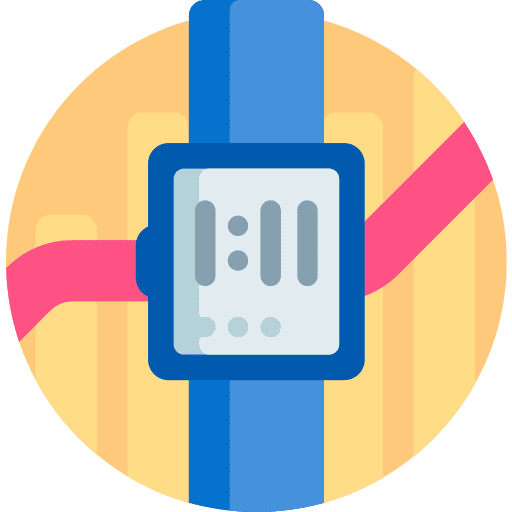 Wristwatch digital clock wristwatch icon