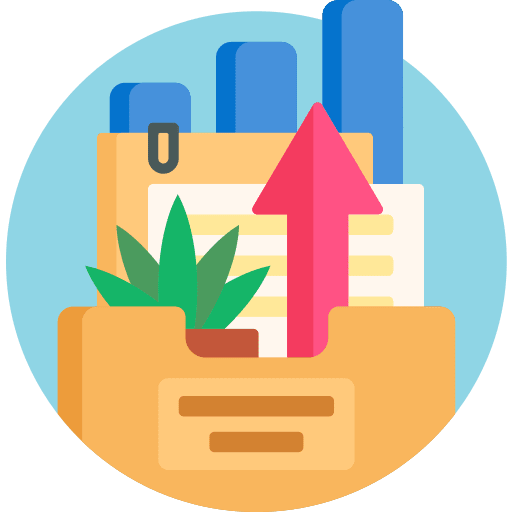 Office material storage arrows office icon