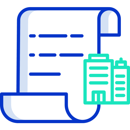 Corporate corporate office document icon