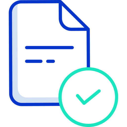 Document fact files and folders interface icon