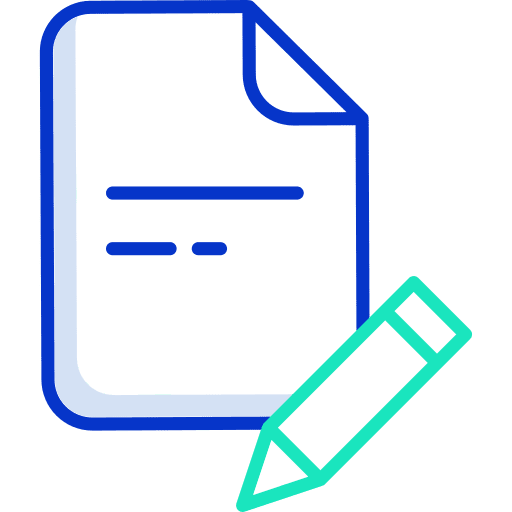 Edit file pen pencil signing icon