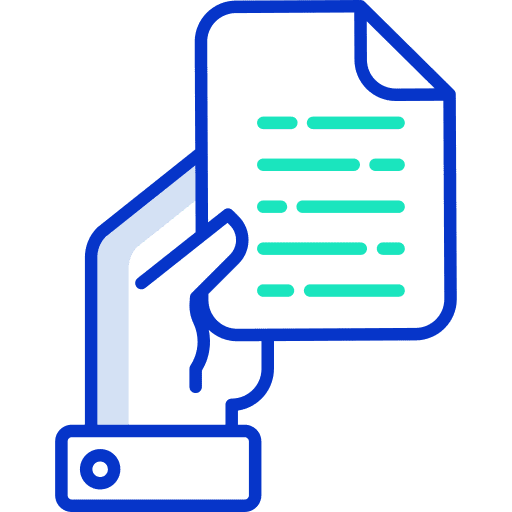 File hand list archives icon