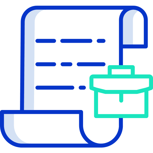 Document briefcase document office icon