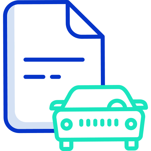 Document transport vehicle documentation icon