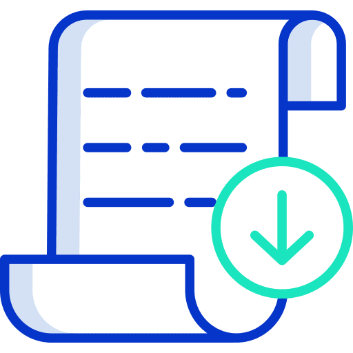Download archive file document icon