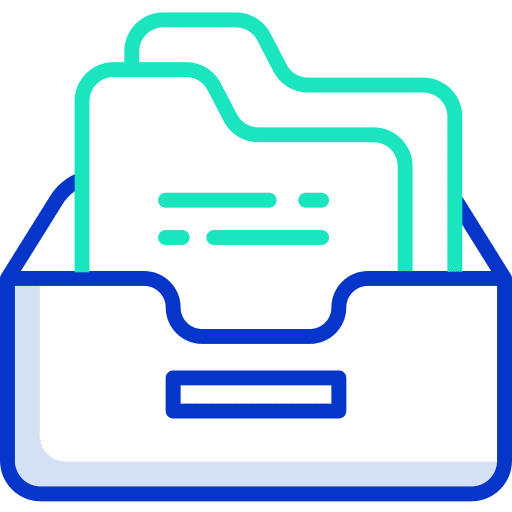 Inbox office material filing cabinet inbox icon