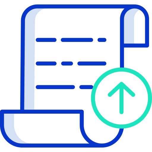 Upload interface upload file icon