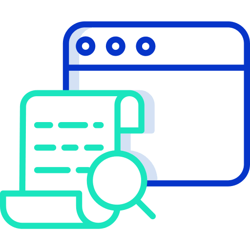 Web files archive web icon