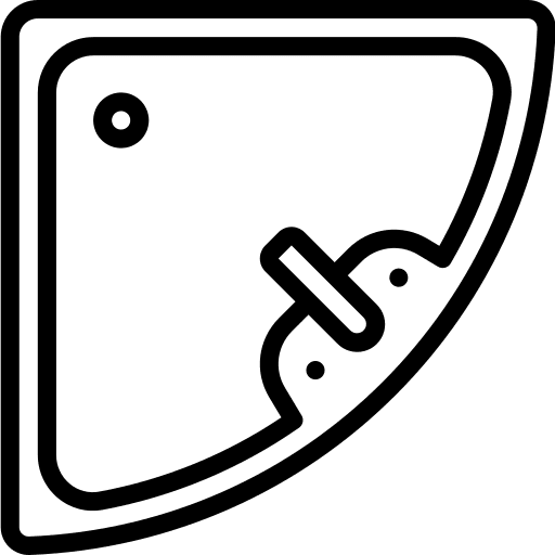 Bath bath zenithal plan icon