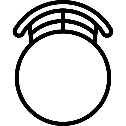 Chair zenithal furniture chair icon