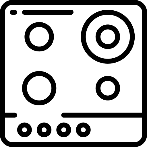 Hob furniture hob plan icon