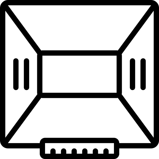 Extractor hood plan household zenithal icon