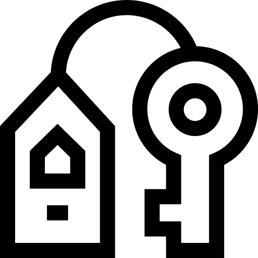 Key house key door key icon