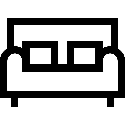 Living room armchair living room sofa icon