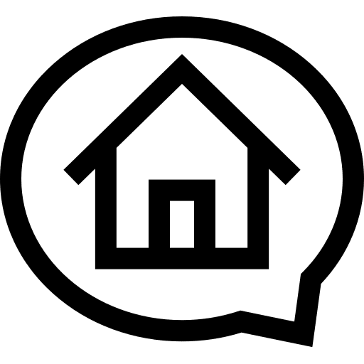 Real estate property buildings expectation icon