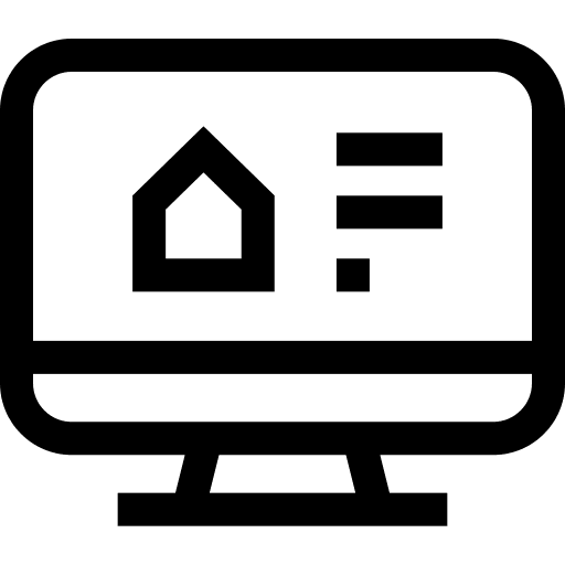 Real estate real estate website webpage icon