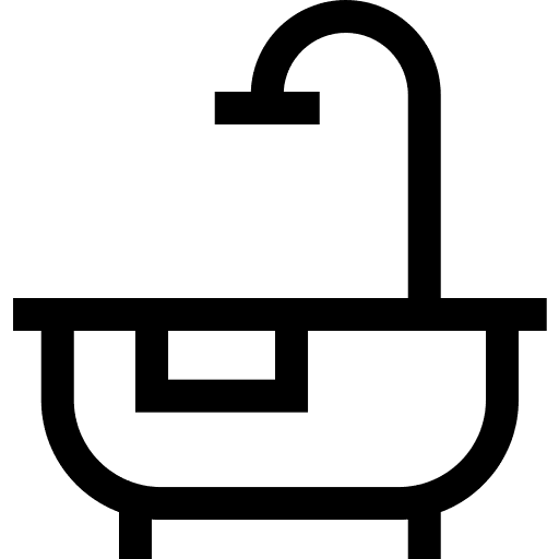 Bathroom washing clean bath icon