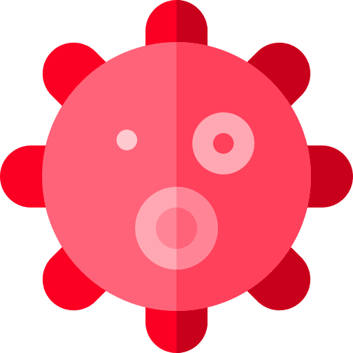 Bacteria biology virus coronavirus icon