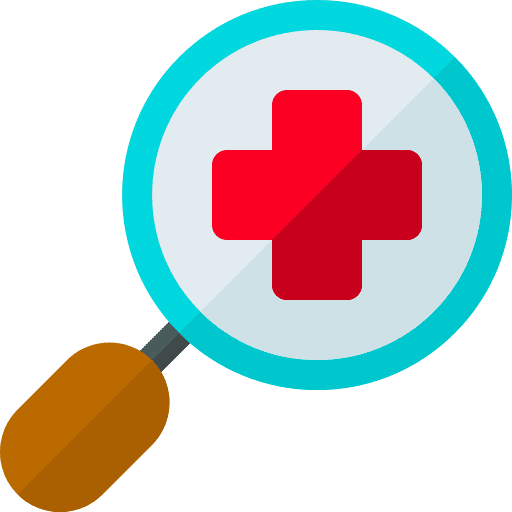 Magnifying glass tools and utensils cross zoom icon