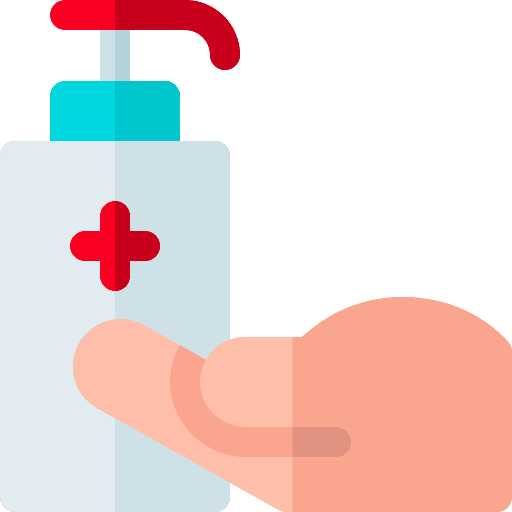 Hygiene healthcare and medical hand washing icon