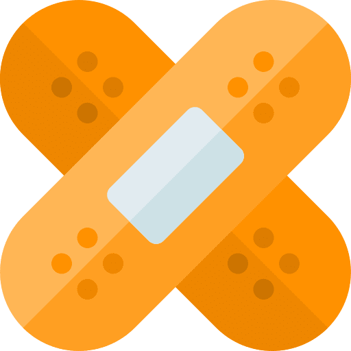 Plaster hospital medical instrument healthcare and medical icon