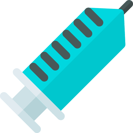 Vaccine hospital laboratory vaccine icon