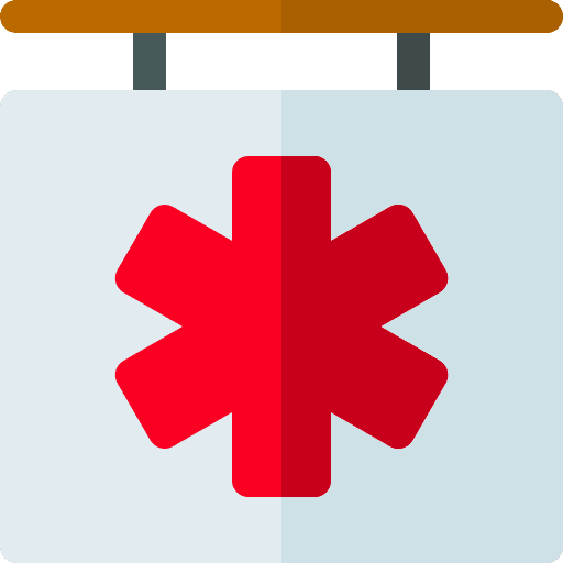 Signs healthcare and medical health clinic signs icon