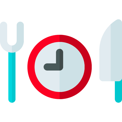 Time to eat fork knife tools and utensils icon