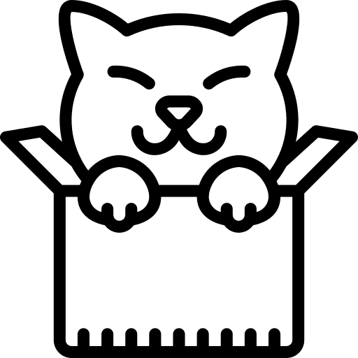 Box avatar cat animals icon