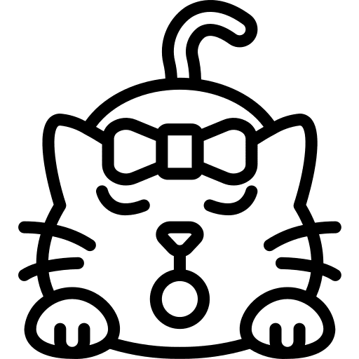 Sleepy breed animals feline icon