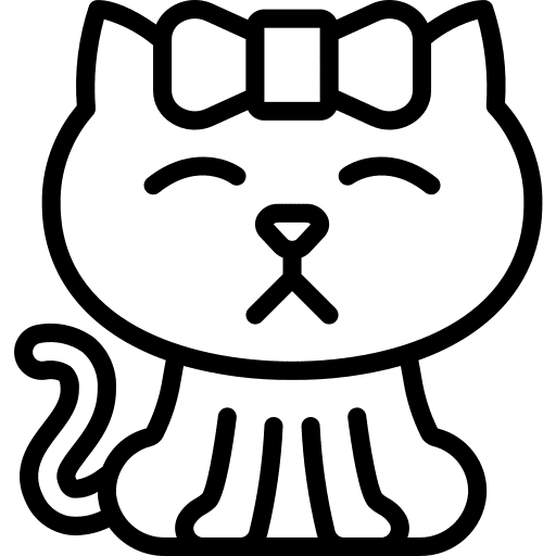 Annoyed pet breed cat icon