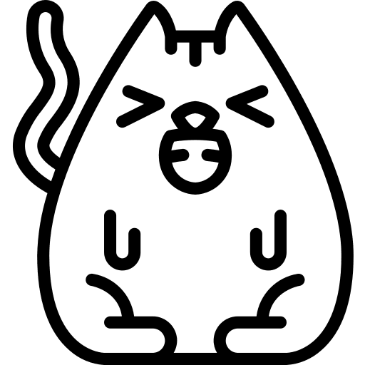 Excited domestic breed avatar icon