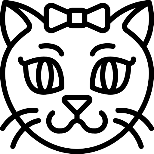 Happy avatar feline kitty icon