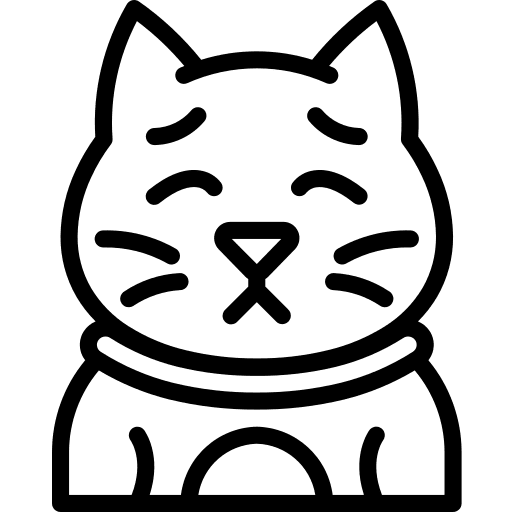 Sad sad avatar feline icon