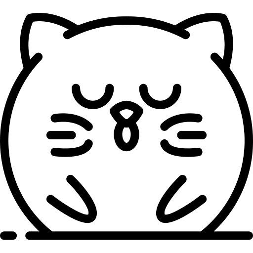 Sleepy animals domestic sleepy icon